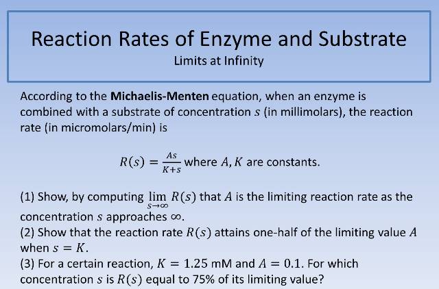 Reaction Rates of Enzymes and Substrates 640