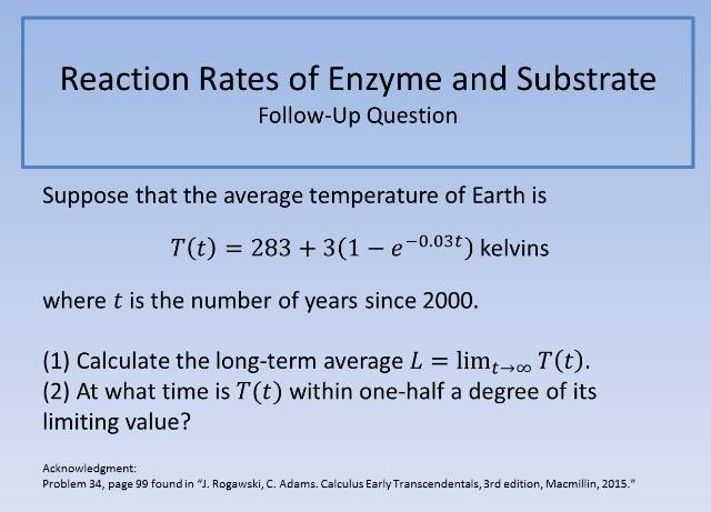 Reaction Rates of Enzymes and Substrates FUQ 640
