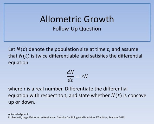 Allometric Growth FUQ 640