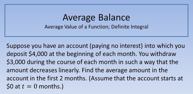 Average Balance 640