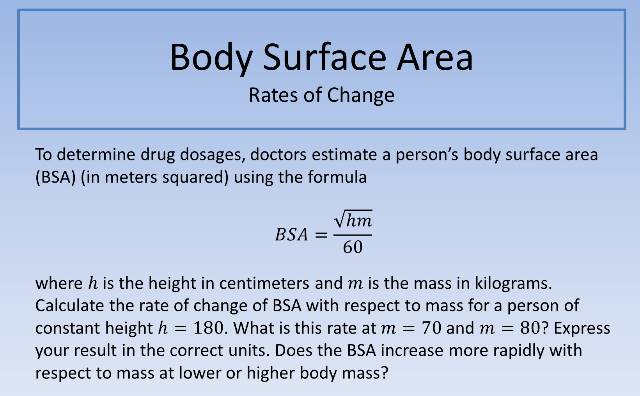 Body Surface Area 640