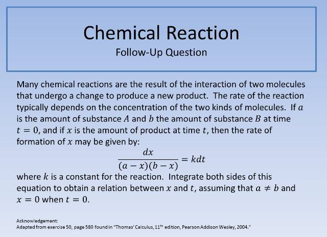 Chemical Reactions FUQ 640