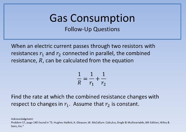 Gas Consumption FUQ 640