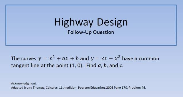 Highway Design FUQ 640