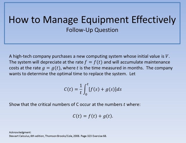 How to Manage Equipment Effectively FUQ 640