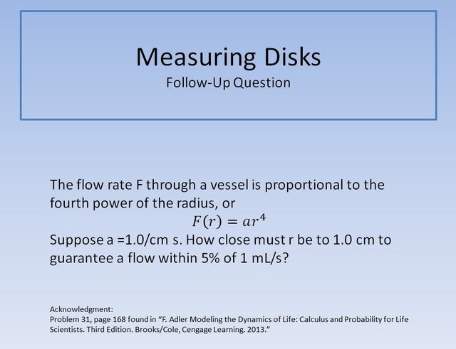 Measuring Disks FUQ 640