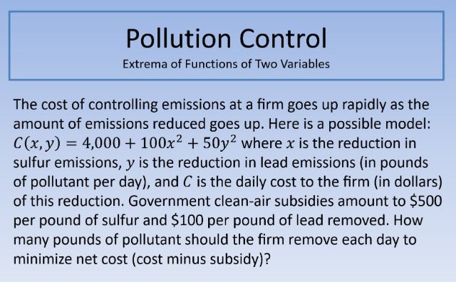 Pollution Control 640
