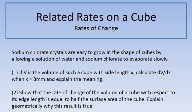 Related Rates on a Cube 640
