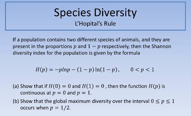Species Diversity 640