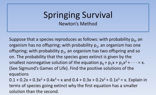 Springing Survival 640