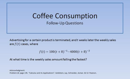 Coffee Consumption FUQ