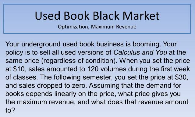 Used Book Black Market 640