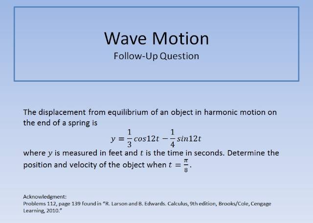 Wave Motion FUQ 640